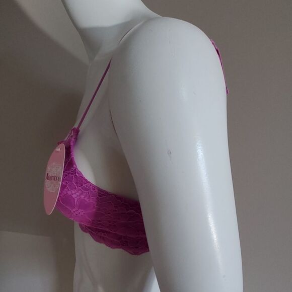 NWT Anemone Purple Lace Bra (S/M) - Picture 3 of 5